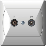 Baltas Rtv galinis lizdas Akcent Gpa-ak/00
