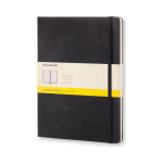 Moleskine Classic XL užra&scaron;ų knygutė, languotu vir&scaron;eliu, kietais vir&scaron;eliais, juoda