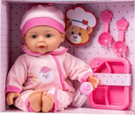 Lėlė Julka su priedais 7in1 Smily Play, rožinė, 39cm