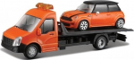 Modelis "mini Cooper S" su transporteriu, 1:43