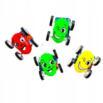 Dvipusis automobilis "funny Vehicle Roll" su atbuline eiga