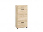 Komoda ML Meble Caro 14, ruda
