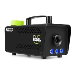 Fuzzix F503L dūmų ma&scaron;ina su belaidžiu valdikliu ir LED ap&scaron;vietimu