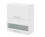 Pakabinama spintelė Liveo Tiffany T9/G60W, 60 cm, balta