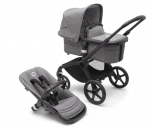 Bugaboo Fox 5 complete Universalus vežimėlis, Black/Grey Melange