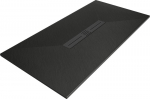 Stačiakampis du&scaron;o padėklas Mexen Toro SMC su sifonu, 170 x 90 cm, Black+Black