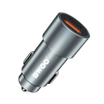 BWOO 38W greitasis automobilinis įkroviklis BO-CC73 QC 18W + PD 20W, pilkai sidabrinis
