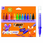 &bdquo;Flomasteriai - BIC - 517250 - Daugiaspalviai - Jumbo - 12 vienetų rinkinys&ldquo;