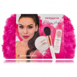 Makiažo pagrindo rinkinys Dermacol Petra Lovely Hair Must Haves fiksuojamieji pudra + glotninamasis primeris + &scaron;epetėlis