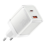Įkroviklis Essager 'Color' baltas 70W (PD / QC3.0)