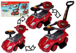 Stumiamas automobilis Meca Car 3in1, raudonas