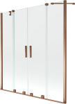 Vonios sienelė Mexen Velar Duo II, Rose gold, 160 x 150 cm