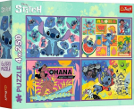 Dėlionė Trefl Disney Stitch 13311, 4x250 d.