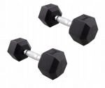Dumbbell Dumbles 2 X 7,5 Kg Guma Dengti Svarmenys Su Neslystančiu Pavir&scaron;iumi 84
