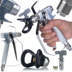 Dažymo pistoletas Rosfix UltraSpray J-31 &ndash; Profesionalus, Antgalis 517 Komplektas, Slėgis 3000 psi