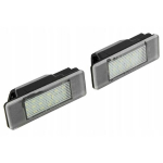 LED numerių ap&scaron;vietimas Citroen C3, DS3, DS5, C-Elysee, Peugeot 207, 307, 3008 2009-