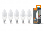 LED lemputė Videx, E14, 7W, 630Lm, 3000K, 5 vnt.