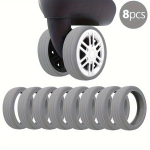 8 vnt. Bagažo Ratų Apsaugos Dangtis, Madingas, Pilka (8 vnt.)