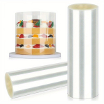 1 Ritinys, Torto Apvijimo Plėvelė - 15.24 X 1000.76cm, Skaidri Acetato Plėvelė Tortams