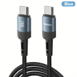 240W USB-C greito įkrovimo laidas, Mėlyna