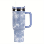 Nerūdijančio plieno termo puodelis 500 ml,  Ocean Blue Tie dažai