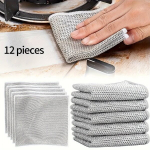 3/6/12 vnt. nebraižančios &scaron;veitimo kempinėlės virtuvei,  12vnt pilka