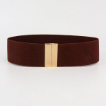 Metalinis sagtis platus diržas moterims korsetas.,  Ruda Auksinė