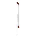 Sodo du&scaron;as Bradas BLACK LINE, 150-210 cm, įsmeigiamas