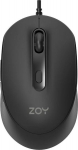 Zoy Zms08 juoda optinė Usb pelė, 3600 Dpi, 6 mygtukai