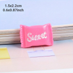 Saldainių pakabukai, 10 vnt., Raudona rožė