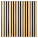 Sieninis panelis, akustinis, 60x60 cm, natūralus
