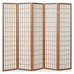 Kambario skydelis, Shoji, 175x220 cm, Ruda spalva