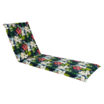 Gultai saulės gultui Home4You SUMMER FLOWER 55x190 cm, tamsiai gėlėtas, poliesteris