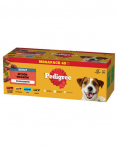 Pedigree Adult suaugusiems &scaron;unims su jautiena, vi&scaron;tiena, žuvimi, pauk&scaron;tiena, 40x100 g