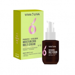 VIVA OLIVA Probiotikai + Hialuronas drėkinamasis daugiafunkcis veido kremas SPF 15, 75 ml