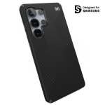 Telefonas Speck Presidio2 Grip Magnet &ndash; dėklas, skirtas Samsung Galaxy S25 Ultra MagSafe (juodas / &scaron;iferio pilkas / baltas)