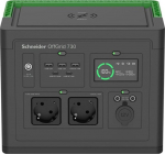 Apc By Schneider Electric APC OffGrid Portable Power Station 730, 738Wh Lithium-ion, LCD, 2 CEE 7/3 Schuko outlets, Sinewave, 3 USB-A, 2 USB-C, Wireless Charger | Schneider Electric