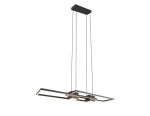 Trio Lighting ALBANY LED pakabinamas &scaron;viestuvas, matinė juoda, 100 cm