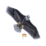 Pauk&scaron;čių baidyklė, aitvaras erelis, 120 cm