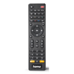 Hama 8-in-1 Universal IR Nuotolinis Valdiklis Smart TV & Programėlių Mygtukai 10m Atstumas Juodas