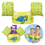 "Bestway" kūdikių plaukimo liemenė 15-30 kg Turtle Graphic 9012T, žalia