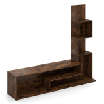 Costway televizoriaus spintelė , 144,5 x 29,5 x 121 cm ruda