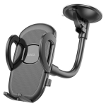 Telefono laikiklis Automobilinis telefono laikiklis Hoco H10 (windshield) juodas
