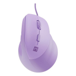 NATEC vertical mouse crake 2 pro optical 12800dpi programmable pure lavender