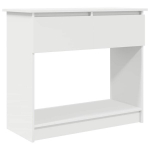 Konsolinis staliukas，konsolinis stalas su stalčiais, baltas, 85,5x38,5x74,5 cm CFE90651