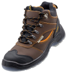 Darbiniai batai apsauginiai odiniai su metaliniu antgaliu auk&scaron;ti bhp skubūs juodi