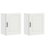 Sieninės virtuvės spintelė，Virtuvės kabinetass 2vnt "Kalmar" White Engineered Wood CFE92553
