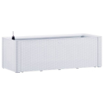 Lovelis，Gėlių dėžė，Gėlių vazonas su savaiminio laistymo sistema, baltas, 100x43x33cm CFE36536