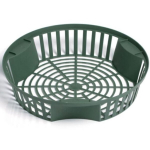 Pintinė svogūninėms gėlėms D21.5cm H5.4cm plastikinė/žalia