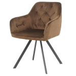 Fotelis StandHeiz, 83x60x62 cm, rudas